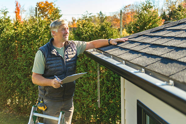 Professional Roofing technician working in Perkasie, PA
